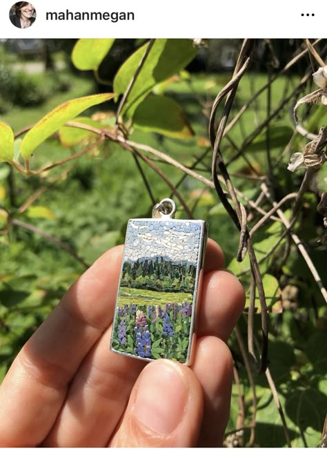 Micromosaic Jewellery, Enameling Jewelry, Micro Mosaic Jewelry, Mosaic Jewelry, Indie Drawings, Glass Mosaic Art, Poppy Red, Micro Mosaic, Mosaic Designs