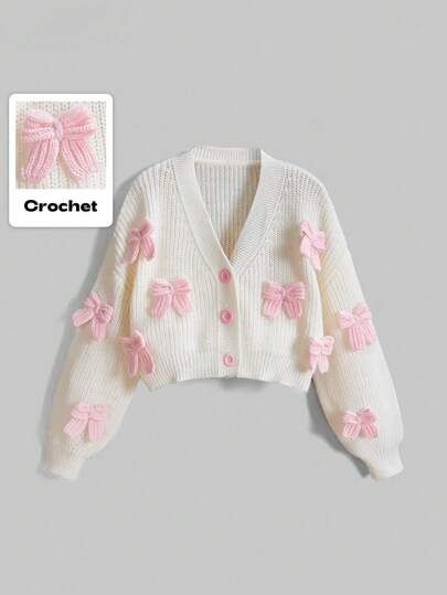 My Melody Cardigan, Pink Crop Cardigan, Cute Pink Cardigan, Cute Knitwear, Kawaii Winter Clothes, Cute Pink Winter Outfits, Sanrio Cardigan, Coquette Cardigan, Sanrio Clothes