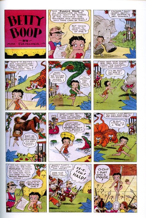 Betty Boop comic strip Betty Boop Comic, Max Fleischer, Favorite Cartoon Character, Comic Strip, Betty Boop, Black Panther, Cartoon Characters, Comic Books, Comic Book Cover