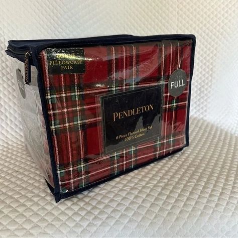 Pendleton | Bedding | Nwt Pendleton 6 Piece Full Flannel Sheet Set Reilly Plaid | Poshmark Pendleton Bedding, Christmas Sheets, Pendleton Flannel, Flannel Sheets, Pink Flannel, Pendleton Woolen Mills, Twin Bed Sets, Christmas Bedroom, Twin Sheets