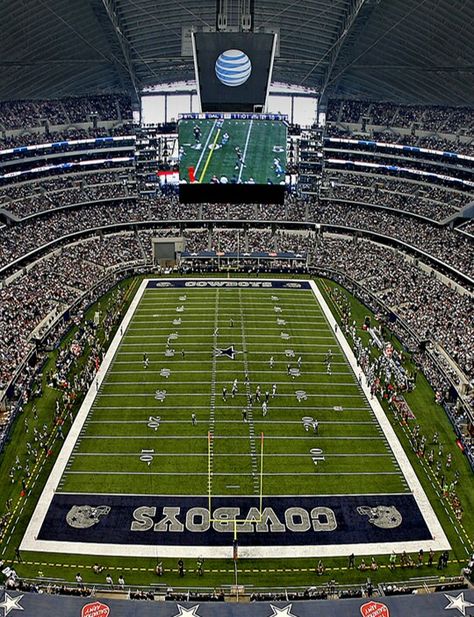 AT&T Stadium At&t Stadium, Nfl Football Stadium, Sports Announcer, Cowboys Wallpaper, Stadium Wallpaper, Cowboys Stadium, Dallas Cowboys Wallpaper, Nfl Stadiums, Nike Art