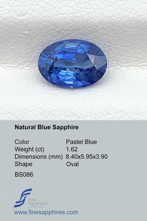 Blue Origin, Countries In The World, Color Pastel, Types Of Gemstones, Natural Blue Sapphire, Sapphire Gemstone, Pastel Blue, Sri Lanka, Blue Sapphire