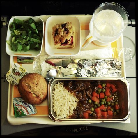 5 Types Of Airplane Food You Should Never, Ever OrderDelish Airline Meal, Airplane Food, Plane Food, Airline Food, German Potato Salad, On The Plane, Lunch Snacks, Instagram Food, Food Snapchat