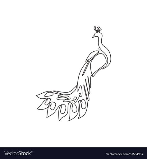 Peacock Line Tattoo, Peacock Tattoo Minimalist, Fine Line Peacock Tattoo, Peacock Line Drawing, Peacock Line Art, Drawing Of Peacock, Peacock Drawing Easy, Small Peacock Tattoo, Peacock Icon