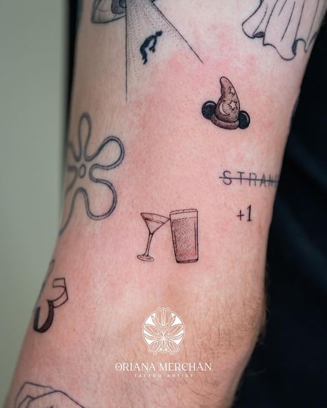 Cheers!

Insta: @Orimerchan

#disney #martini #beer #mickeyhat #mickey #drinktattoo #drink #tattooartist #tattoolife #MiamiTatto #tattooinspo #smalltattoos #fineline #blackwork Mickey Sorcerer Hat Tattoo, Sorcerer Mickey Tattoo, Little Simple Tattoos, Disney Tattoos Mickey, Martini Tattoo, Beer Tattoo, Mickey Tattoo, Beer Tattoos, Mickey Mouse Tattoo