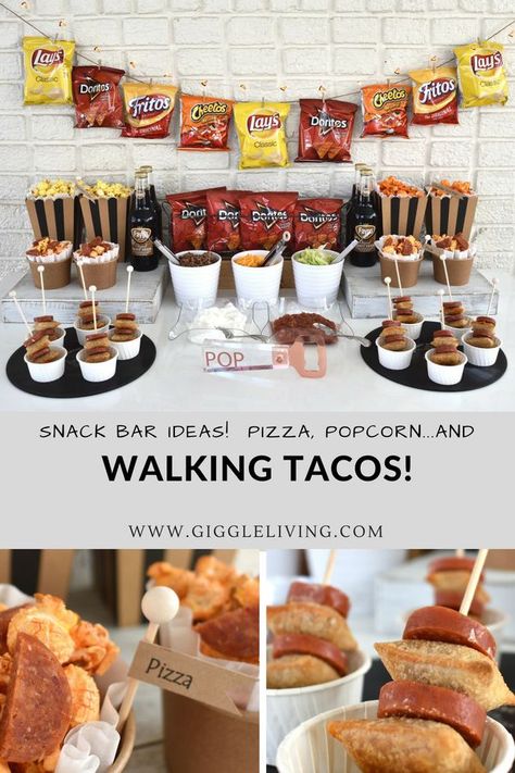 walking taco bar/snack bar ideas/graduation party ideas/party ideas for boys/ teen party/ game day party/ snack table fun/ #walkingtaco #tacobar #graduationideas #teenpartys #snacks Tacobar Party, Snack Bar Ideas, Snacks Table, Preakness Party, Walking Taco Bar, Sweet 16 For Boys, Party Snack Table, Hawiian Party, Food Emoji