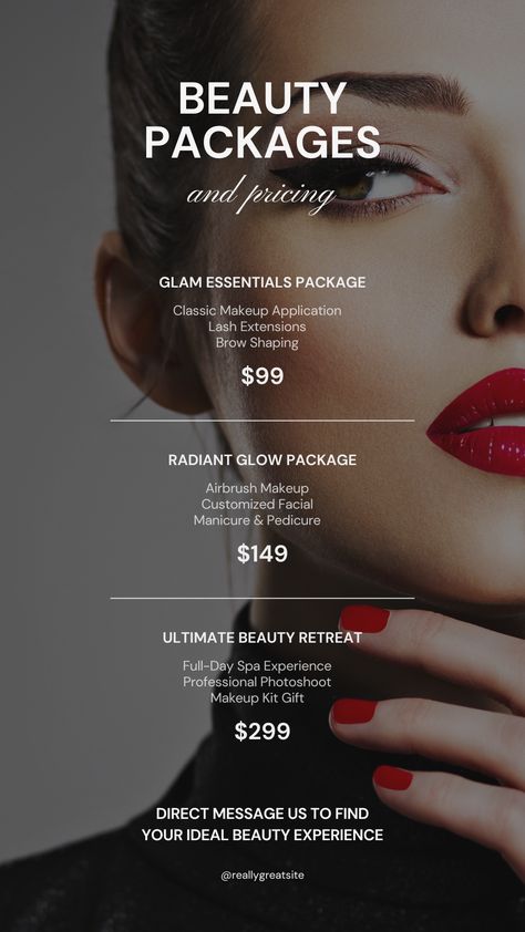 Use this template for your project. Follow me on Canva: https://www.canva.com/p/ok-templates/ #instagram #story #template #canva #beauty Makeup Design Poster, Beauty Salon Flyer Design, Academia Makeup, Peacock Makeup, Skincare Design, Instagram Makeup Artist, Beauty Template, Free Social Media Templates, Red Minimalist