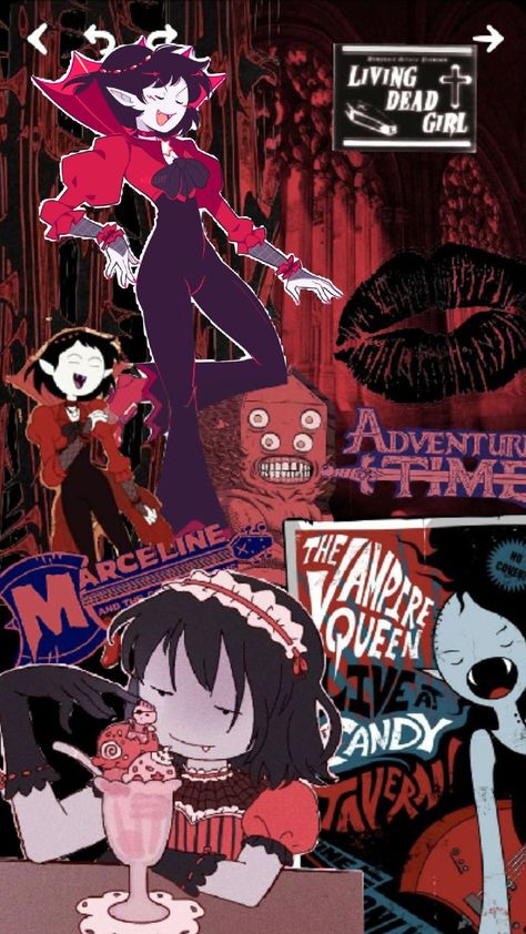 Marceline Aesthetic, Grafic Novel, Marshall Lee Adventure Time, Marceline And Bubblegum, Marceline The Vampire Queen, Adventure Time Cartoon, Adventure Time Marceline, Time Cartoon, Vampire Queen