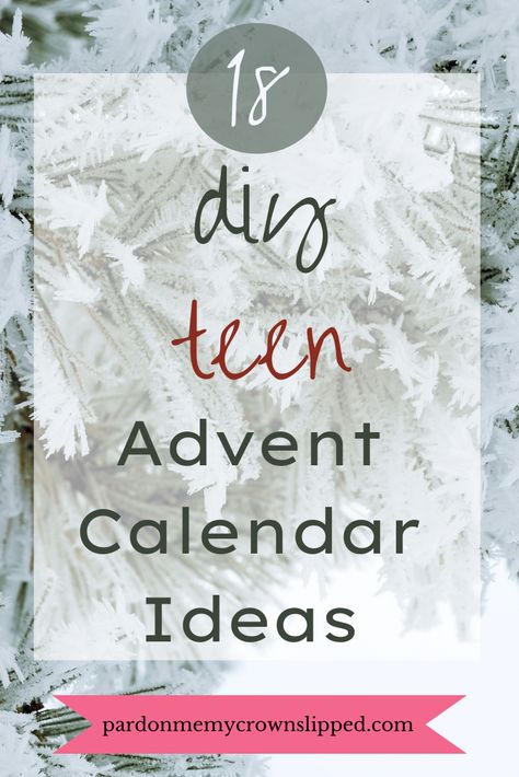 Advent Calendar For Teen Boys, Teen Advent Calendar, Diy Advent Calendar Fillers, Unusual Advent Calendar, Diy Teen, Advent Diy, Creative Ideas To Make, Cool Advent Calendars, Christmas Countdown Diy