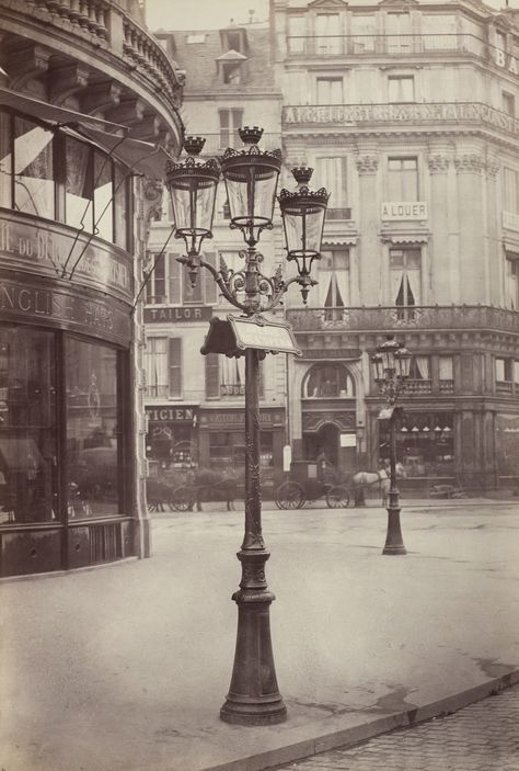 An Insider's View Of 19th-Century Paris (Even The Urinals) | WBUR News Gas Lamps, Paris History, Modern Metropolis, Old Paris, Paris Vintage, Paris Photography, Paris Photo, Photos Vintage, National Gallery Of Art