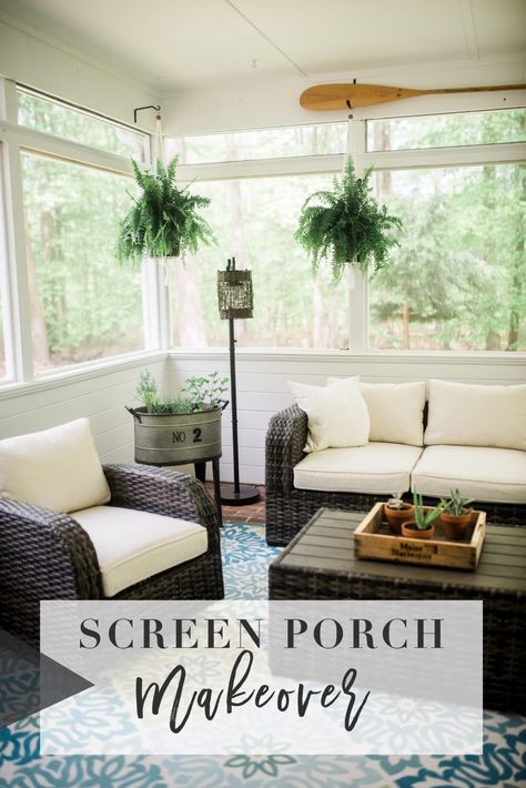 Screen Porch Ideas, Screened In Porch Furniture, Sunroom Remodel, Screened Porch Decorating, Indoor Porch, Three Season Porch, Screened Porch Designs, Four Seasons Room, Three Season Room