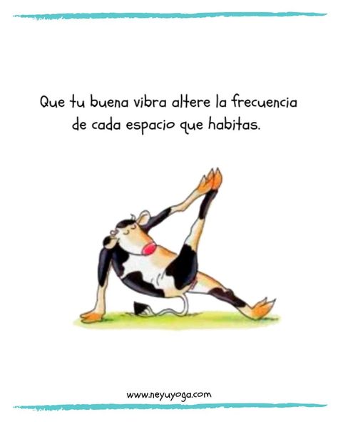 ¡Feliz domingo! 🐄 Yoga Frases, Frases Yoga, Yoga Mantras, Positive Phrases, Kundalini Yoga, Good Attitude, Yoga Quotes, Motivational Phrases, Yoga Asanas