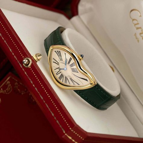 Cartier Crash 'Paris' - Amsterdam Vintage Watches Cartier Crash Watch, Crash Watch, Cartier Crash, Vintage Womens Watch, Vintage Cartier Watch, Amsterdam Vintage, Cartier Watches Women, Timeless Watch, Timeless Watches