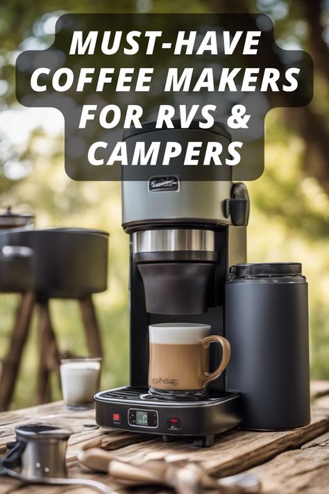 Wake up to the aroma of freshly brewed coffee even in the great outdoors! 🌲☕ Discover the top 9 coffee makers perfect for your RV and camping adventures in 2023. Are you a pour-over enthusiast or a no-mess pod lover? Click to find your match and transform your mornings in the wild. How do you kick-start your day on the road? Share in the comments!  #rvaccessories #rvessentials #rvcampingessentials Camp Coffee Maker, Instant Coffee Recipes, Camping Coffee Maker, Camp Coffee, Portable Espresso Maker, Stainless Steel Coffee Maker, Cowboy Coffee, Drip Coffee Makers, Coffee Ritual