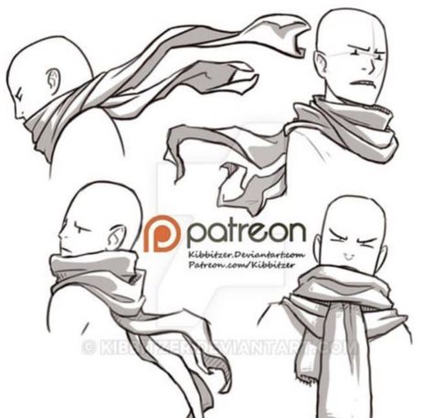 Scarf Sketch Guide Some Drawings, Výtvarné Reference, Reference Sheet, Poses References, Anatomy Drawing, Figure Drawing Reference, Art Poses, Art Tutorials Drawing, Anime Poses Reference