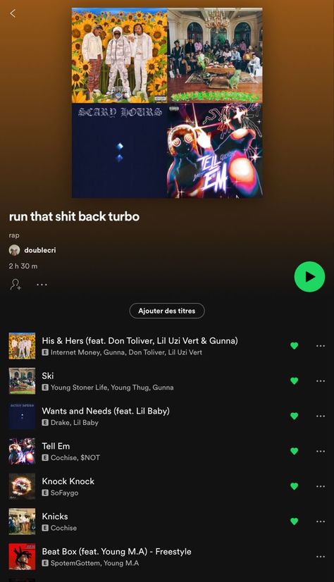 Hype Music Playlist, W Playlist, Playlist Vibes, Hype Music, Playlists Ideas, Rap Music Playlist, Best Spotify Playlists, Rap Playlist, Bff Notes