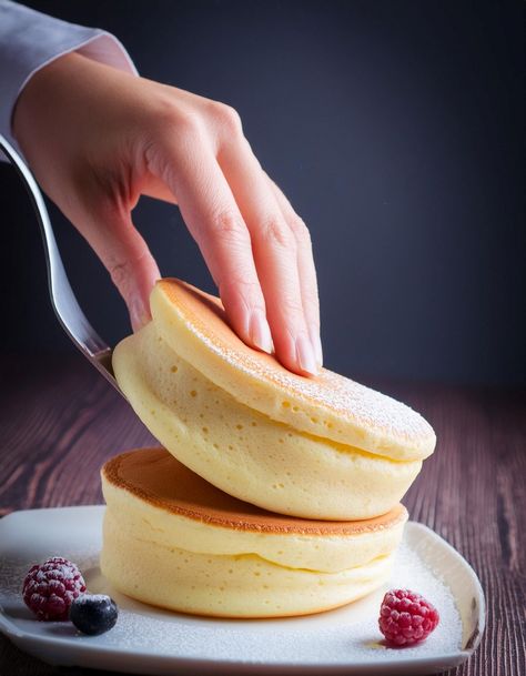 Easy To Make Fluffy Japanese Soufflé Pancakes Japanese Jiggly Pancakes, Japan Fluffy Pancakes, Chinese Fluffy Pancakes, Souffle Pancakes Recipe Easy, Japanese Souflee Pancakes Recipe, Japanese Pancakes Fluffy Recipe Easy, Korean Fluffy Pancakes, Suffle Recipe Pancakes, Sufle Pancake