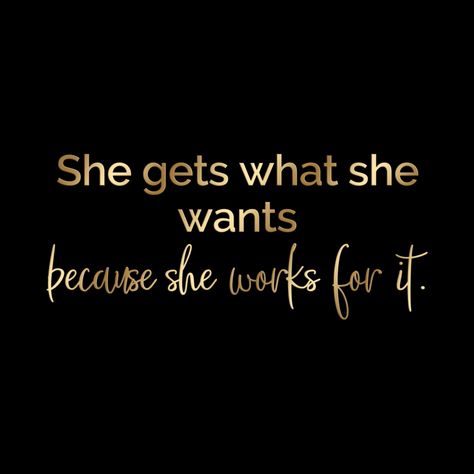 She Gets What She Wants Because She Works for It! Let's celebrate the power of determination and hard work. Every achievement, every goal reached, is a testament to the effort poured in. 💼 So, let's raise a toast to her – the one who knows that dreams become reality through action. She's a force to be reckoned with, living proof that dedication knows no bounds. Keep working, keep striving, and keep claiming what's rightfully yours! #HardWorkPaysOff #Determination #AchieveYourGoals She Worked So Hard, Achieving Goals Quote, Dreams Become Reality, Goal Digger, Keep Working, Hard Work Pays Off, Insightful Quotes, Dream Baby, Achieving Goals