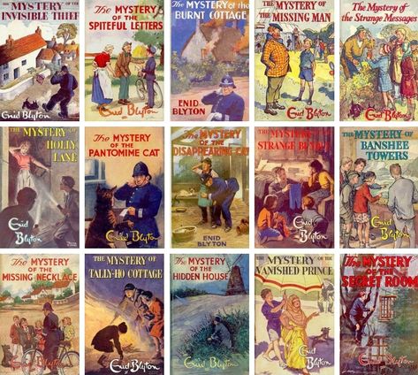 Putting the Five Find-Outers books in order, part 3 – World of Blyton Enid Blyton Books, Hidden House, Bike Horn, Invisible Ink, Enid Blyton, Feeling Excited, Best Mysteries, Books Writing, Least Favorite