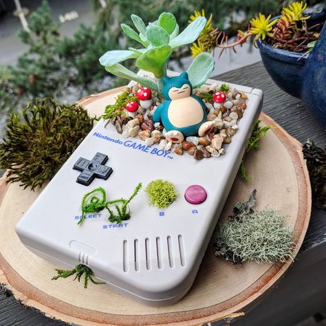 Welcome to the world of Pokemon Clay Pokemon, Gameboy Pokemon, Pokemon Terrarium, Pokemon Room, Geek Diy, Pokemon Diy, Pokemon Craft, Geek Crafts, Pokemon Gifts