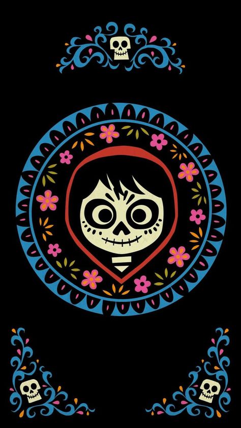 Coco Painting, Disney Sleeve, Pixar Coco, Images Disney, Disney And Pixar, Disney Phone Wallpaper, Theme Halloween, Chalk Art, Disney Halloween