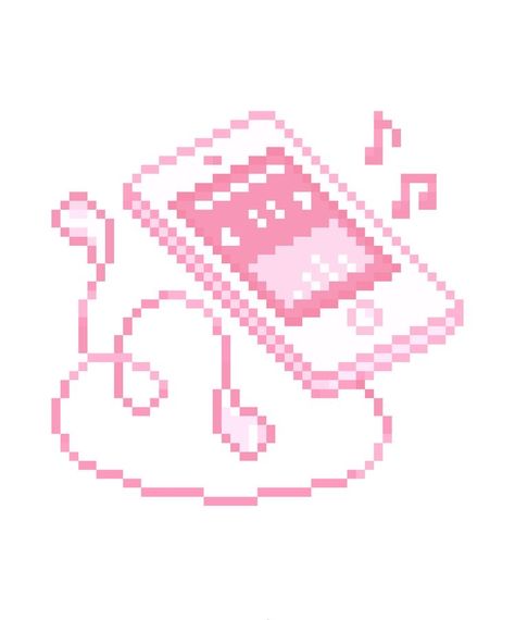 pink music spotify pixel app icon/widget for pink phone theme!! #pink #widget #icon #theme #webcore #cybercore #kawaii #cutecore Pixel Art, Cross Stitch, Grid Heart, Heart Iphone Wallpaper, Pixel Art Grid, Wallpaper Phone, Phone Themes, Fun Games, Iphone Wallpaper