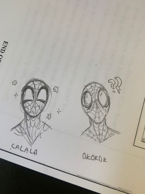 Spiderman Doodles, I Love Spiderman, Deadpool Y Spiderman, Spiderman Sketches, Spiderman Drawing, Spiderman Art Sketch, Drawing Cartoon Faces, Abstract Face Art, Art Journal Therapy