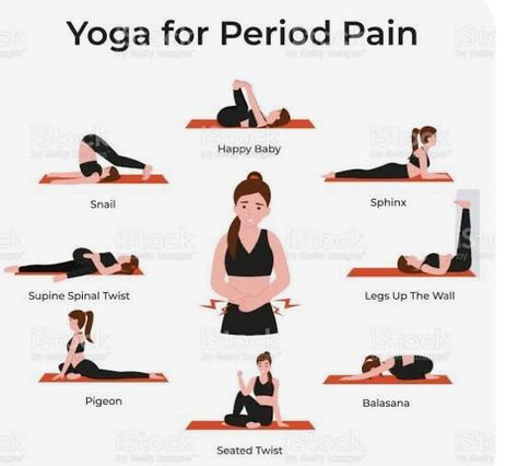 Yoga For Period Pain, Yoga For Period, Periods Yoga, Period Yoga, Quick Yoga, Yoga Facts, Morning Yoga Routine, Daily Yoga Workout, Easy Yoga Poses