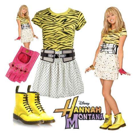 "Hannah Montana Inspired Outfit ~~ Hannah Season 3 ~~ Disney" by ashheart16 ❤ liked on Polyvore featuring Disney, Cyrus, Wet Seal, Dorothy Perkins and Causse Diy Hannah Montana Costume, Montana Outfits, Hannah Montana Outfits, Hannah Montana Costume, Hannah Miley, Hannah Montana Forever, Channel Outfits, Miley Stewart, Disney Inspired Fashion