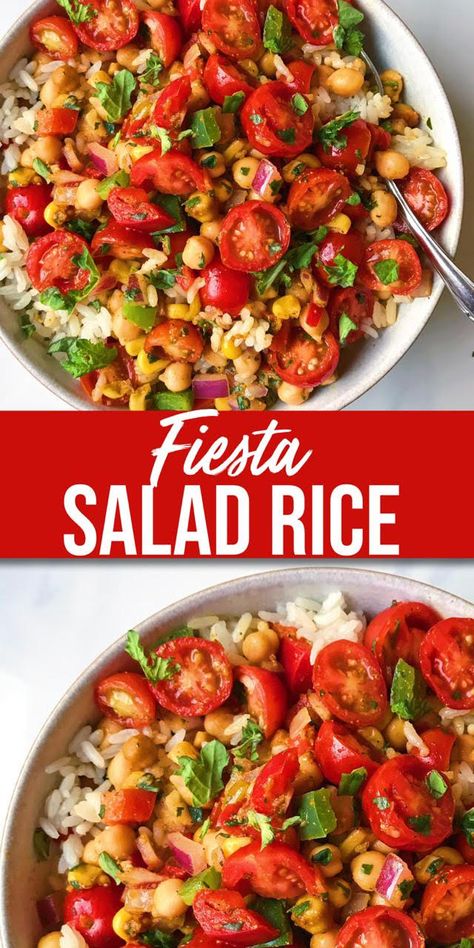 Gluten Free Rice Recipes, Cold Rice Salad Recipes, Rice Salad Dressing, Mexican Salad Dressings, Rice And Corn Recipe, Rice Salad Cold, Bbq Favorites, Lettuce Salads, Rice Salad Bowl