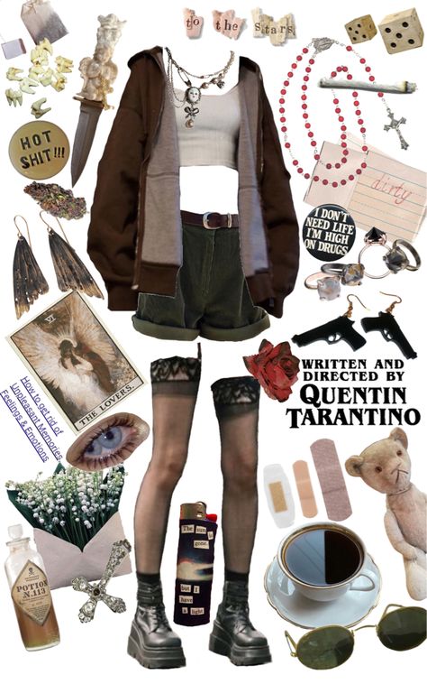 Ghost Hunting Aesthetic Clothes, Ghost Hunting Outfit Aesthetic, Ghost Core Aesthetic Outfits, Mushroom Hunting Outfit, Haunted Outfit Ideas, Fairycore Outfit Nonbinary, Hunter X Hunter Outfit Ideas, Investigator Aesthetic Outfit, Ghost Aesthetic Clothes