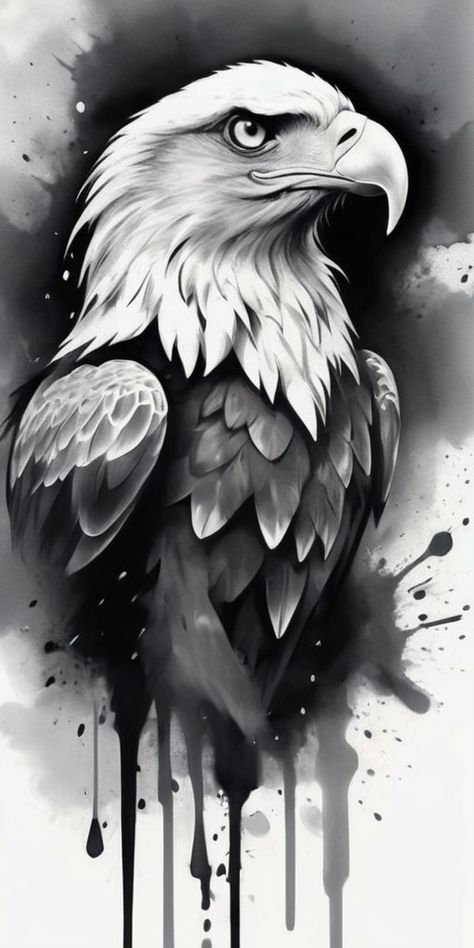 Eagle Tattoo Sketch, Eagle Head Tattoo Design, Eagle Head Drawing, Rohit Tattoo, Head Tattoo Design, Eagle Tattoo Design, Eagle Head Tattoo, Bald Eagle Tattoos, Eagle Artwork