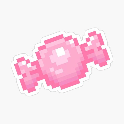 Candy Pixel Art, Pixel Candy, Pixel Art Hard, Pink Pixel Art, Pixel Stickers, Pixel Art Cute, Pixel Art Sticker, Candy Aesthetic, Candy Icon