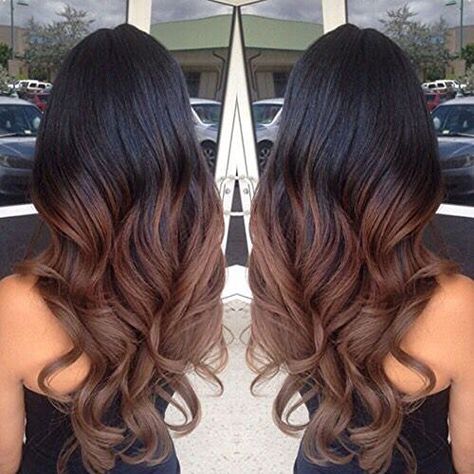 Ombre hair has become extremely popular over the past several years. Check out the best 60+ hair color ideas and DIY techniques for 2016. Ombre Hair Colour, Rambut Brunette, Brown Ombre Hair, Ombre Brown, Chocolate Brown Hair, Baby Hairs, Ombré Hair, Long Brown Hair, Ombre Hair Color