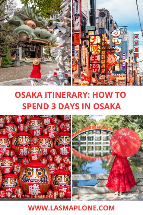 Osaka 1 Day Itinerary, Osaka Kyoto Nara Itinerary, Osaka Day Trips, Japan Osaka Travel, Osaka Itinerary 5 Days, 3 Day Tokyo Itinerary, Osaka Japan Itinerary, What To Do In Osaka, Japan 10 Day Itinerary