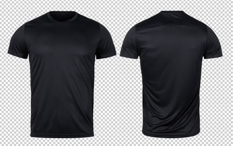 Black sport t-shirts front and back mock-up template for your design | Premium PSD File Template Jersey Polos, Mock Up Jersey, Black Jersey Design, Jersey Polos, Best Basketball Jersey Design, Mockup Camisa, Sport T Shirts, Football Shirt Designs, Design Jersey