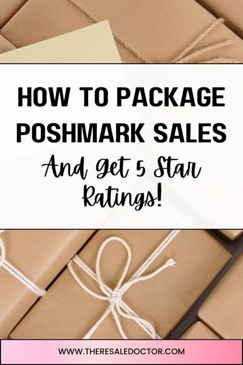 Poshmark Packaging Ideas, Poshmark Packaging, Poshmark Business, Selling Clothes Online, Poshmark Tips, Reselling Clothes, Reselling Business, Ebay Sales, What To Sell