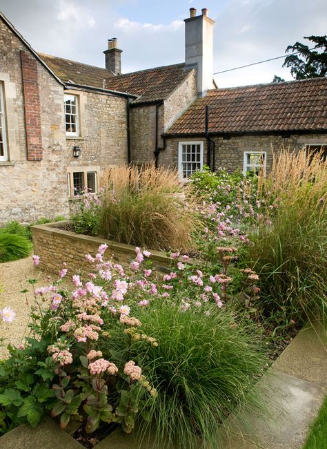 A multi-award-winning rectory garden - Amanda Patton 1930s Garden, Stone Walls Garden, Natural Swimming Ponds, North Garden, French Exterior, Vintage French Country, Garden Design Ideas, French Garden, Garden Landscape Design