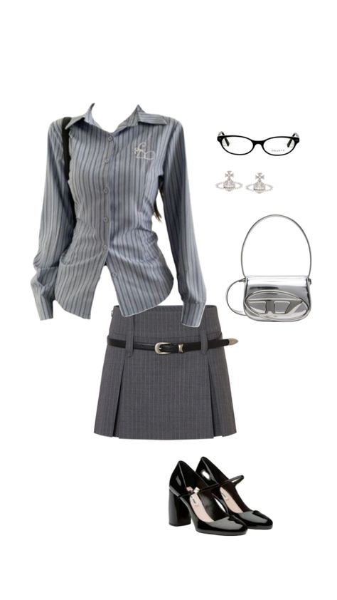 #officesiren #trend Geek Chic Outfits, 90s Fashion Outfits, Future Outfit, Model Outfits, Stylish Work Outfits, Fashion Design Clothes, Professional Outfits, Business Casual Outfits, Lookbook Outfits