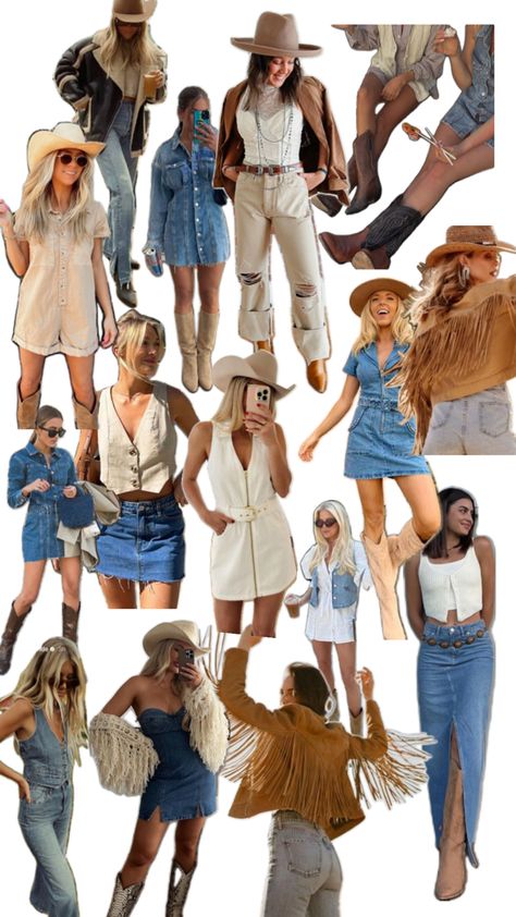 Stampede Outfit, Nashville Fits, Country Concert Outfits, Last Rodeo, Cowgirl Bachelorette, Wilde Westen, Country Style Outfits, Looks Country, Nashville Trip