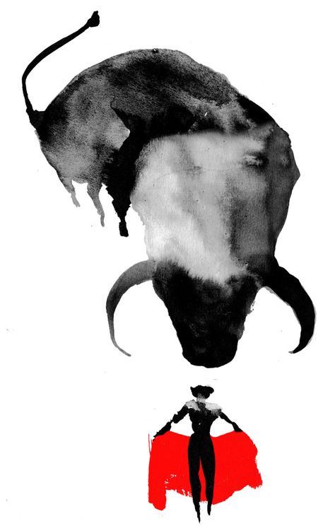 Images Pop Art, Bull Art, A Bull, Foto Tips, 웃긴 사진, Pamplona, Madrid Spain, Behance Net, Animal Illustration