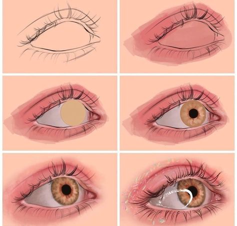 Digital Art Tutorial Beginner, الفن الرقمي, Digital Art Beginner, Ipad Art, Digital Painting Tutorials, Art Tutorials Drawing, Eye Art, Digital Art Tutorial, Art Drawings Sketches Simple