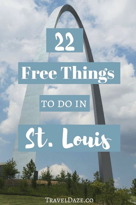 The BEST Free Things to do in St. Louis, Missouri. This Midwest city is overlooked, but it should be your next U.S. budget trip! Whether you like art, history, sports, or the outdoors, there are plenty of free attractions here to keep you busy. #stlouis #missouri #midwest #midwesttravel #budgettravel #usa #traveldaze Missouri Travel, Short Stays, Midwest Travel, Family Trips, Weekend Travel, Like Art, Budget Travel Tips, Travel Vlog, Travel Time