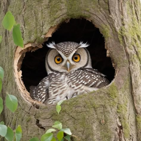 Owls Aesthetic, Owl In Tree, Tree Hole, Carved Gourds, Hawk Photos, Hawk Pictures, Adjective Worksheet, Clay Owl, Owl Images