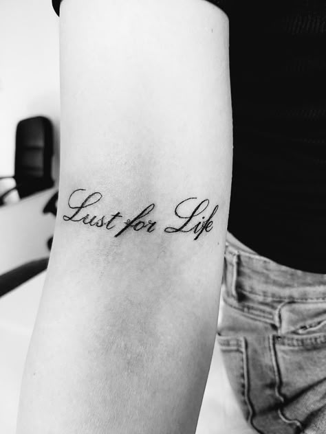 Lust For Life Tattoo, For Life Tattoo, Ldr Tattoo, Lana Tattoo, Ray Tattoo, Tattoo Spots, Feminine Urge, Body Stickers, Lust For Life