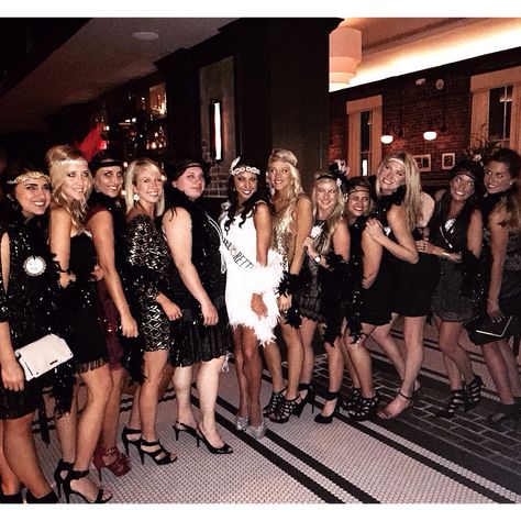 Great Gatsby Bachelorette Party - Charleston, South Carolina Gatsby Hens Party Ideas, 20s Theme Bachelorette Party, Gatsby Bachelorette Party Outfit, Hollywood Bachelorette Party Ideas, Burlesque Bachelorette Party Outfit, 1920 Bachelorette Party, Gatsby Hen Party, 20s Bachelorette Party, Flapper Bachelorette Party