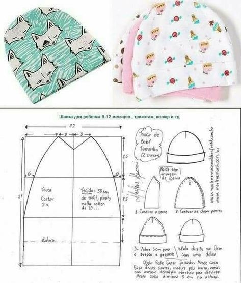 Baby Hat Sewing Pattern, Cute Beret, Pola Topi, Sewing Hats, Hat Patterns To Sew, Diy Bebe, Baby Quilt Patterns, Sew Ins, Trendy Sewing