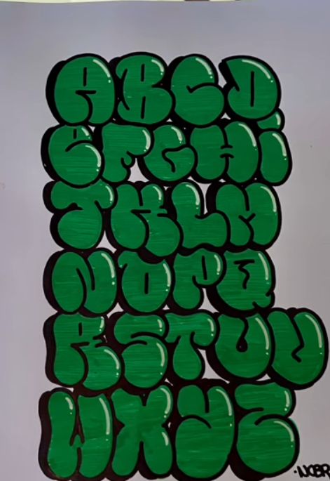 alfabeto bomb/bombing Graffiti Drawing Letters, Letra Bomb, Throwies Graffiti Alphabet, Throw Up Graffiti Alphabet, Graffiti Drawings Words, Grafitis Ideas, Graffiti Type, Graffiti Inspiration, Font Graffiti