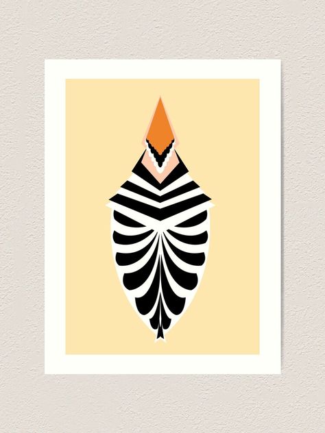 "Abstract Hoopoe Bird Design" Art Print by CreativeBridge | Redbubble Hoopoe Bird Tattoo, Hoopoe Bird Drawing, Hoopoe Tattoo, Hoopoe Bird, Animal Medicine, Beach House Interior, House Interiors, Birds Tattoo, Bird Drawings