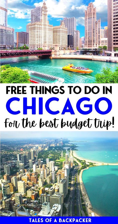 Chicago budget travel guide: Click to discover the best free things to do in Chicago so you can visit Chicago on a budget and still experience the best of the city! We've got the best budget travel tips for Chicago Illinois in our Chicago travel guide, including things to do in Chicago for free, where to stay in Chicago and more cheap travel tips for this bucketlist US destination! #budgettraveltips #ustraveltips Cheap Things To Do In Chicago, 1 Day In Chicago, Chicago On A Budget, Free Things To Do In Chicago, Best Things To Do In Chicago, Must Do In Chicago, Where To Stay In Chicago, Chicago Itinerary, Visiting Chicago